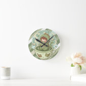 Dino Mug Adventure Runde Wanduhr (Zuhause)