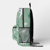 Dino-Muster-Kinder-Rucksack Bedruckter Rucksack (Rechts)