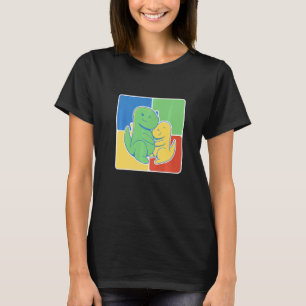 Dino-Mutterschaft Autismus T-Shirt
