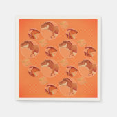 Dino Napkins Serviette (Vorderseite)