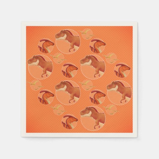 Dino Napkins Serviette (Vorderseite)