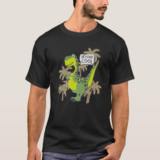 Dino Niedlich Dinosaur Jenseits der Coolen Rex Geb T-Shirt (Vorderseite)