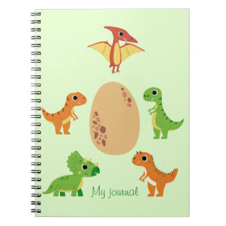 Dino-Notebook - Niedliches Dinosaur-Journal Notizblock
