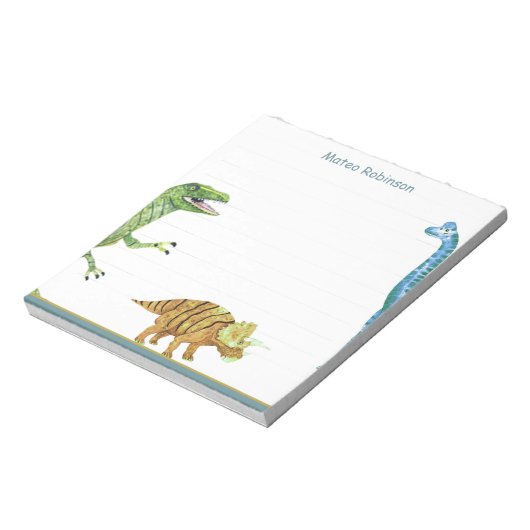 Dino Notizblock (Rotiert)