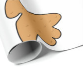 Dino-Nuggets-Muster Geschenkpapier (Rolleneckpunkt)