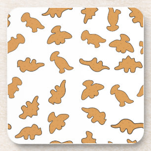 Dino-Nuggets-Muster Getränkeuntersetzer