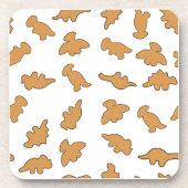 Dino Nuggets Pattern Getränkeuntersetzer (Vorderseite)