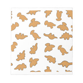 Dino Nuggets Pattern Notizblock