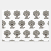 Dino-Packpapier Geschenkpapier Set (Vorderseite 3)
