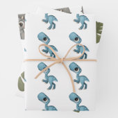 Dino-Packpapier Geschenkpapier Set (Beispiel)