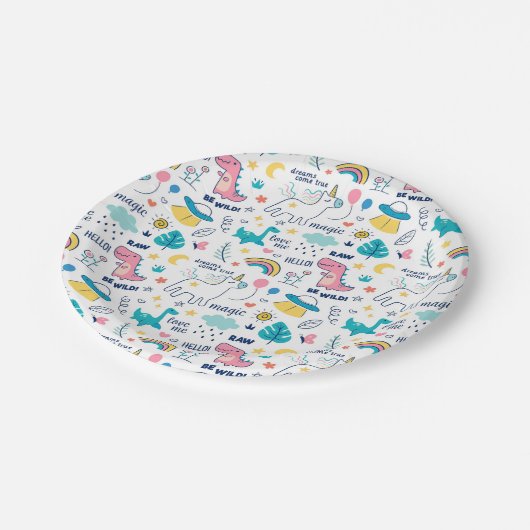 Dino Pappteller (Schrägansicht)