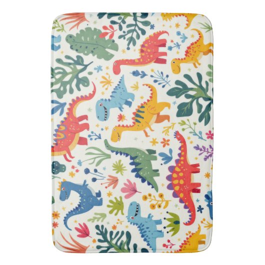 Dino Paradise Badematte (Vorderseite Vertikal)