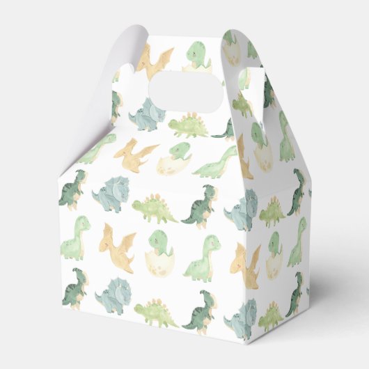 Dino Party Dino mite Birthday Geschenkschachtel (Rückseite)