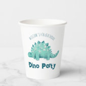 Dino Party Dinosaur Kindergeburtstag Pappbecher (Vorderseite)