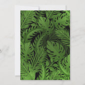 Dino Party Dungle niedliche Dinosaurier Einladung (Rückseite)