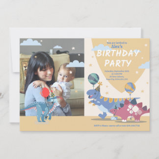 Dino-Party Einladungen: Spaß & Easy Scrip Einladung