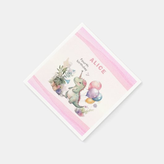 Dino Party Giro del Malcantone Serviette (Ecke)