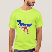 Dino-Party-Logo T-Shirt (Vorderseite)