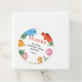 Dino Party Niedlich Dinosaur Geburtstagsparty Geschenkanhänger (Beispiel)