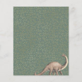 Dino Party Stomp Chomp Brühe Baby Dusche Bingo Spi (Rückseite)