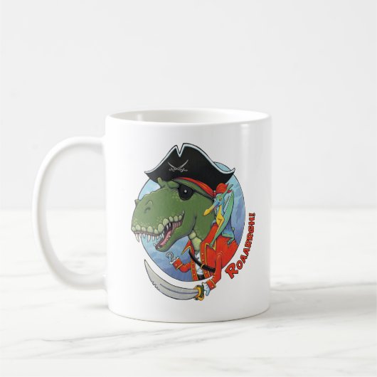 Dino Pirate Kaffeetasse (Links)