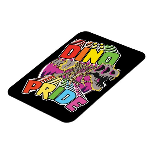 Dino-Pride-Logo Magnet (Linke Seite)