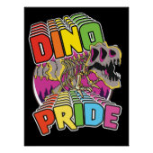 Dino-Pride-Logo Poster (Vorderseite)