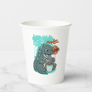 Dino Ramen Pappbecher