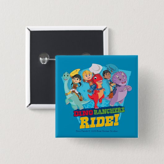 Dino Ranch | Die Ranchers Ride! Button (Vorne & Hinten)