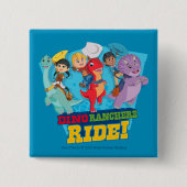 Dino Ranch | Die Ranchers Ride! Button (Vorderseite)