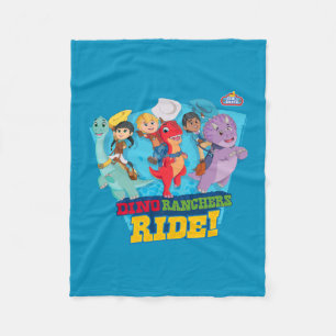 Dino Ranch Die Ranchers Ride! Fleecedecke