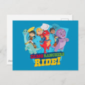 Dino Ranch | Die Ranchers Ride! Postkarte (Vorne/Hinten)