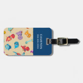 Dino Ranch | Ein Dinosaurier-Abenteuermuster Gepäckanhänger (Vorderseite horizontal)