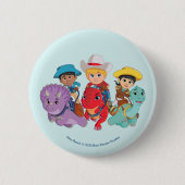Dino Ranch Friends Design Button (Vorderseite)