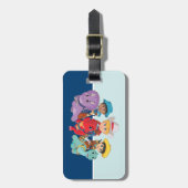 Dino Ranch Friends Design Gepäckanhänger (Vorderseite vertikal)