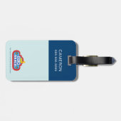 Dino Ranch Friends Design Gepäckanhänger (Rückseite horizontal)