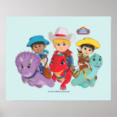Dino Ranch Friends Design Poster (Vorne)
