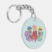 Dino Ranch Friends Design Schlüsselanhänger (Vorderseite links)