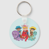 Dino Ranch Friends Design Schlüsselanhänger (Vorderseite)