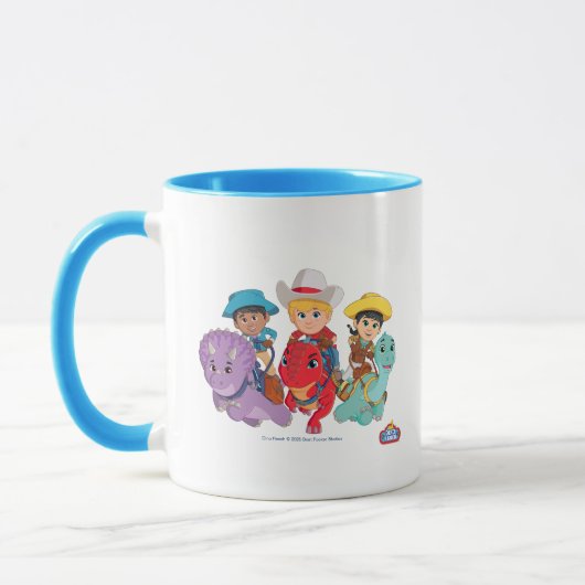 Dino Ranch Friends Design Tasse (Links)