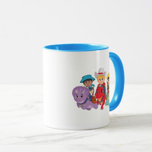 Dino Ranch Friends Design Tasse (VorderseiteRechts)