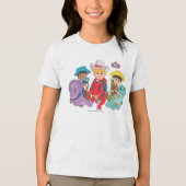 Dino Ranch Friends Design Tri-Blend Shirt (Vorderseite)