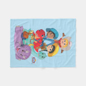 Dino Ranch Friends Fleecedecke (Vorderseite (Horizontal))