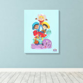 Dino Ranch Friends Leinwanddruck (Insitu (Holzboden))