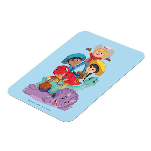 Dino Ranch Friends Magnet (Linke Seite)