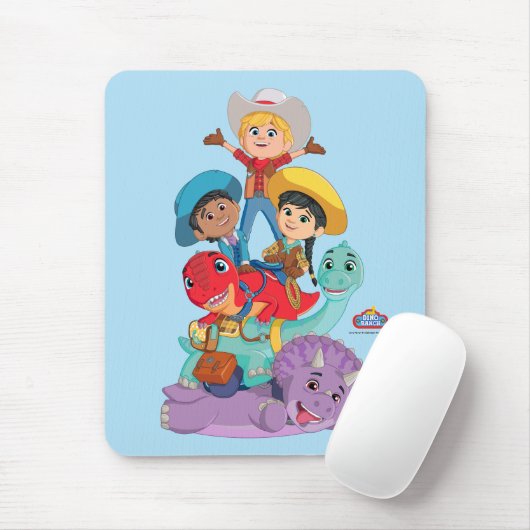 Dino Ranch Friends Mousepad (Mit Mouse)
