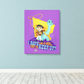 Dino Ranch | Min und Klee Leinwanddruck (Insitu (Holzboden))