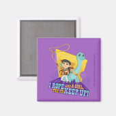 Dino Ranch | Min und Klee Magnet (Vorderseite/Rückseite)