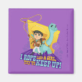 Dino Ranch | Min und Klee Magnet (Vorne)