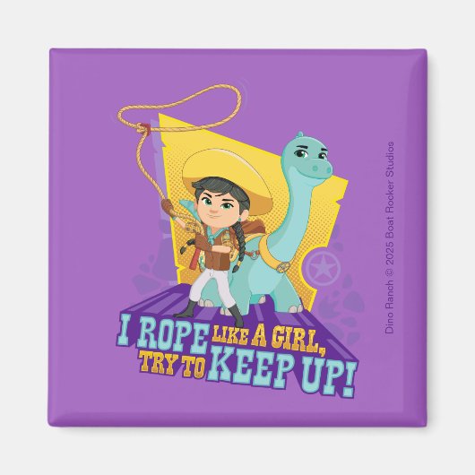 Dino Ranch | Min und Klee Magnet (Vorne)